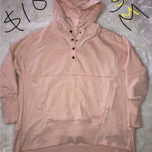 Men's Pink Hoodie Sweater
